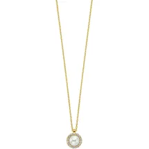 Julie Julsen Collierkettchen 925 Sterling Silber vergoldet gelb