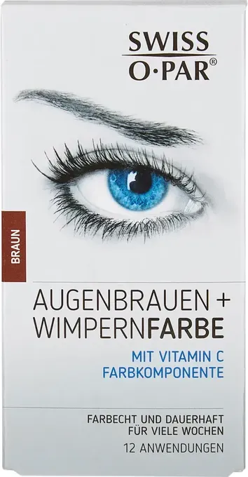 SWISS-O-PAR Augenbrauen + Wimpernfarbe braun 1 St