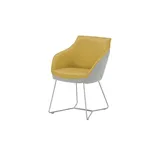 KOINOR Armlehnstuhl  Dining System 2 ¦ gelb ¦ Maße (cm): B: 60 H: 84 T: 67.0
