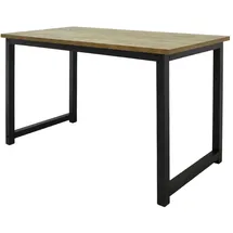 ML-Design Schreibtisch Computertisch Bürotisch Arbeitstisch Tisch 120x60cm Vintage Schwarz