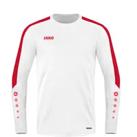 Jako Power Sweatshirt 004 weiß/rot M