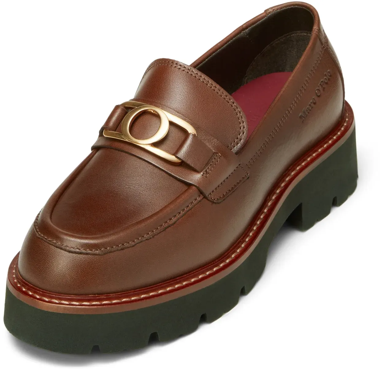 Loafer MARC O'POLO "mit leichter EVA-Laufsohle" Gr. 40, braun Damen Schuhe