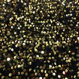 120cm * 3m Paillettenstoff Glitzer Dekostoff Steppstoff Polsterstoff Hochzeitszubehör Sparkly Stoff für DIY handgemachte Kleidung Hochzeit Kleid DIY Bekleidung DIY Nähen Handwerk -Schwarz Gold
