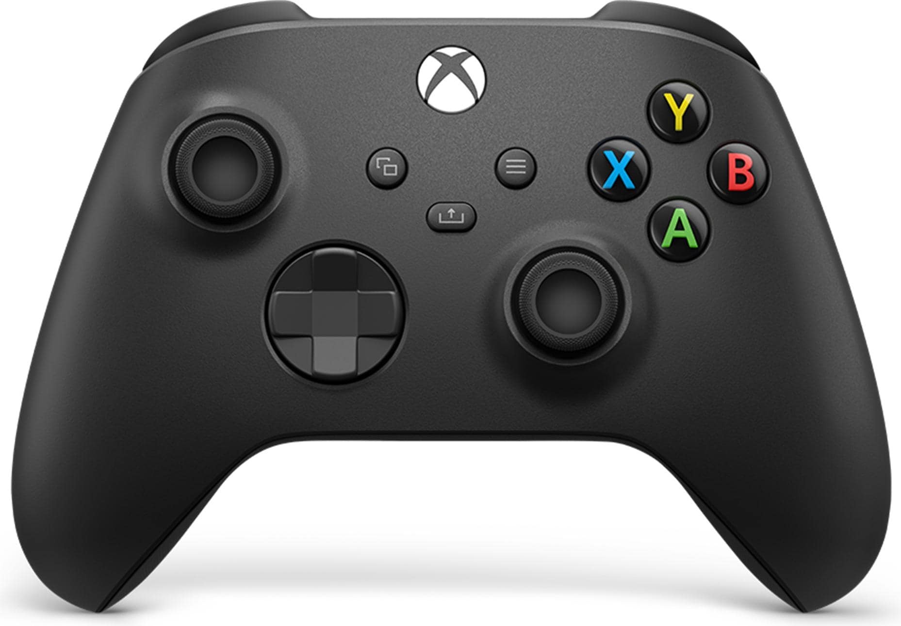 Microsoft Xbox Wireless Controller - Carbon Black (Xbox One X, Xbox Series X, PC, Xbox Series S, Xbox One S), Gaming Controller, Schwarz