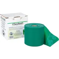 Thera-Band TheraBand latexfreies Übungsband, 22,85 m stark Grün