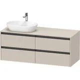 Duravit K24898L91910000 Konsolen-WTU wandhängend Ketho2 550x1 K24898L91910000-DU