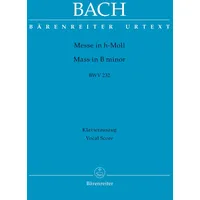 Baerenreiter-Verlag Bach, J: Messe in h-Moll BWV 232