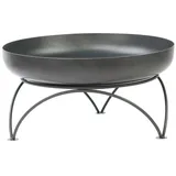Feuer-Anker Feuerkorb Feuerschale Garten Pan 8 Ø 80 cm Schwarz