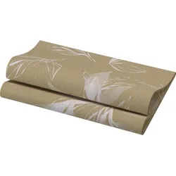 Duni Dunisoft® Serviette 40 x 40 cm Eco Leaves, 360 Stk/Krt (6 x 60 Stk)