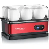 Arendo Eierkocher 6 Eier + Eipicker Rot