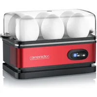 Arendo Eierkocher 6 Eier + Eipicker Rot
