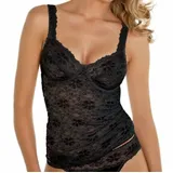 NINA VON C. Damen BH-Hemd 85C Schwarz - 85C