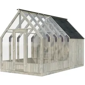 Palmako Emilia Gewächshaus Holz Sicherheitsglas 4 mm 5,4 m2