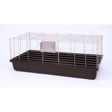 Ollesch Nagerheim Rabbit 120 cm 120 x 59 x 50, silber/schwarz