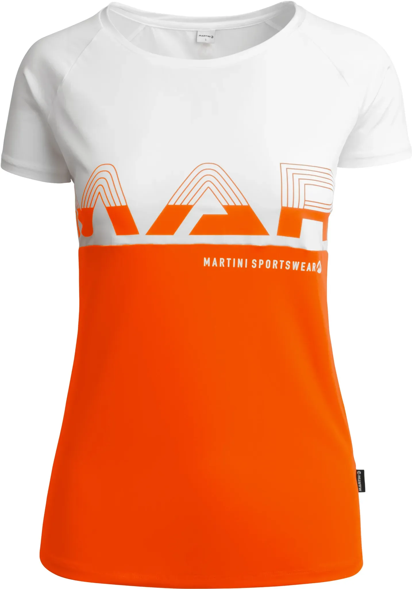 Martini CLASSY T-Shirt Funktionsshirt Freizeitshirt Damen weiß orange