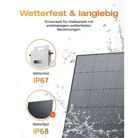 EcoFlow STREAM 800 W Mikro-Wechselrichter mit 2 × 520 W PV Solarpanels