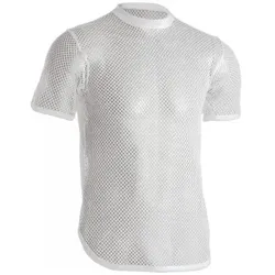 Dovre Organic Cotton Net T-shirt Weiß Ökologische Baumwolle Medium Herren