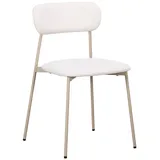 BIZZOTTO Esszimmerstuhl Inka 4er-Set, gepolstert aus Stoff und Metall, modern, taupe, komfortabel für Dein Zuhause