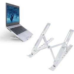 ACT Portable Aluminium Laptop Stand, Notebook Ständer, Grau
