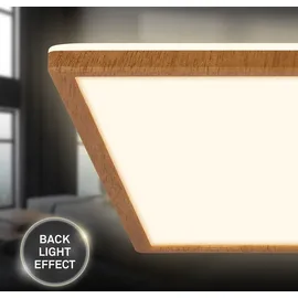 Briloner LEUCHTEN Deckenleuchte Wohnzimmer Indirektes Licht Flach Warmweiß
