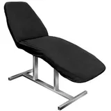 Activeshop Frottee Spannbezug für alle gängigen Kosmetikliegen Massageligen Massagebank Klappbar Massagestuhl Schwarz messung 60 x 190 cm extra-pflegeleicht