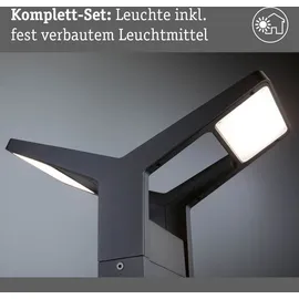 Paulmann LED Pollerleuchte Juntea Aluminium 585mm 21W 1600lm IP44 Anthrazit