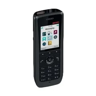 Ascom d63 Talker - Schnurloses Erweiterungshandgerät - mit Bluetooth-Schnittstelle - DECT - Schwarz