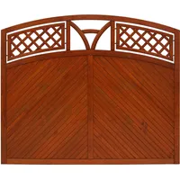 Andrewex Sichtschutzzaun Toulon 135/150 cm x 180 cm Teak