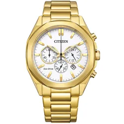 Citizen CA4592-85A Herrenuhr Eco-Drive Solar Chronograph Goldfarben