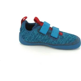 Affenzahn Knit Happy Shark Klettschuh Blau - Blau - 31