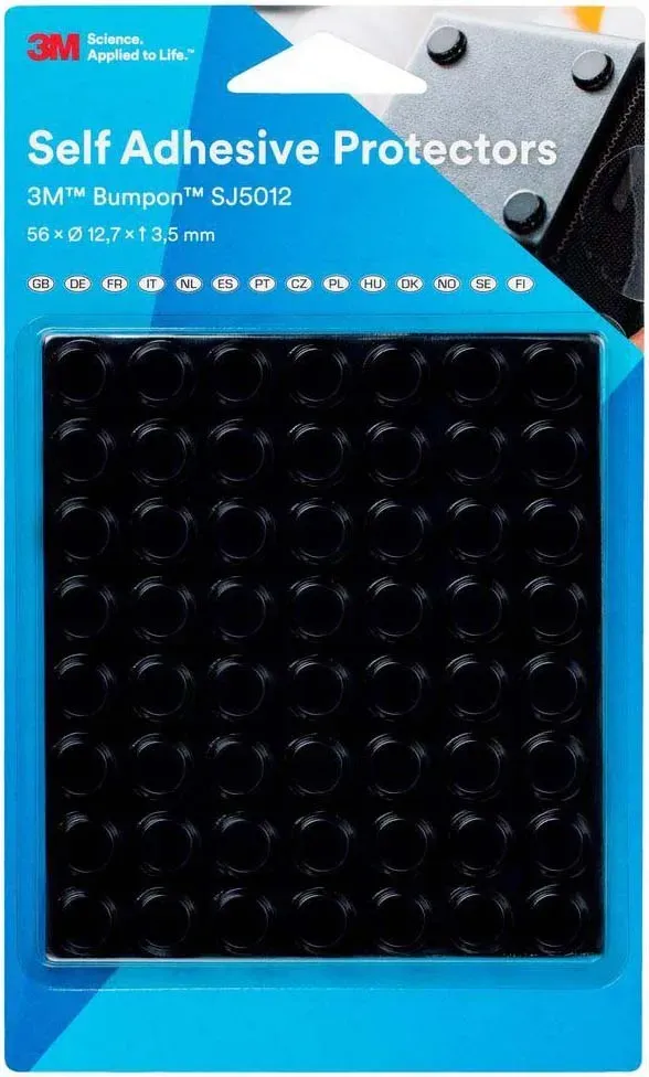 3M Deutschland Elastikpuffer schwarz SJ5012SBL (VE56x18)