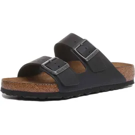 Birkenstock Arizona Weichbettung Naturleder geölt schwarz 46