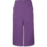 VELILLA Lange Schürze mit Schlitz u. Taschen 190 g/m2 ⚥ Violett One Size
