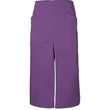 VELILLA Lange Schürze mit Schlitz u. Taschen 190 g/m2 ⚥ Violett One Size