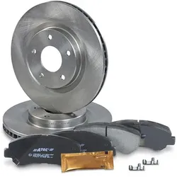 Bestprice Bremsscheiben + Bremsbeläge Vorderachse für Nissan