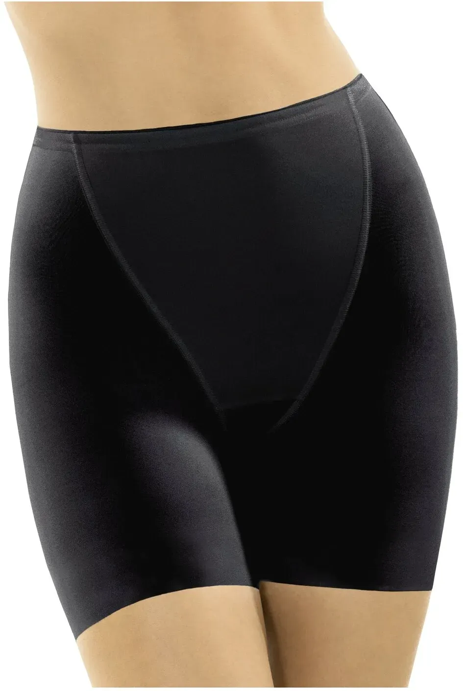 POMPADOUR Shape Taillenslip mit Bein schwarz 44