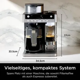 Ninja Prestige 2-in-1 Filterkaffee- und Kapselmaschine schwarz