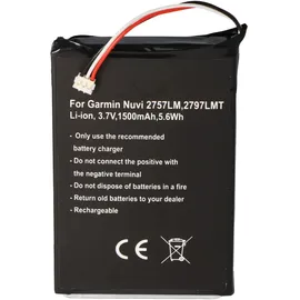 AccuCell Akku passend für Garmin Nuvi 2757, Nüvi 2757, Nuvi 2757LM, Nüvi 2757LM, Nuvi 2797, Nüvi 2797, Nuvi 2797LMT, Nüvi 2797LMT Akku 36