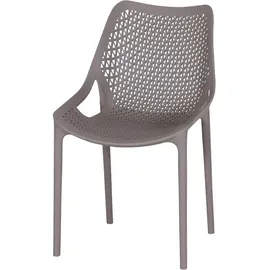 Siena Garden District Stapelsessel 60 x 50 x 81 cm taupe