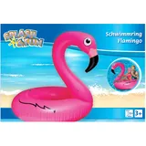 VEDES Großhandel GmbH - Ware 77502912 Splash & Fun Schwimmring Flamingo, 106x106x97cm