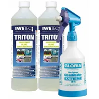 Iwetec Fahrzeugreiniger Konzentrat Triton 2x 1 Liter inkl. Sprühflasche