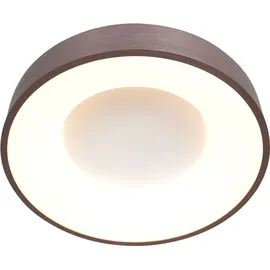 Steinhauer LED-Deckenleuchte Ringlede Ø 30 cm bronze