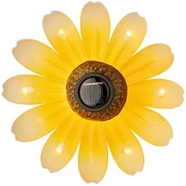 EDM Blume Solar Ø14x4cm mehrfarbig