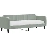 vidaXL Tagesbett 90 x 200 cm Hellgrau