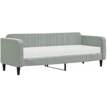 vidaXL Tagesbett 90 x 200 cm Hellgrau