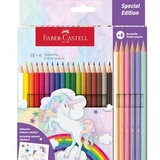 Faber-Castell (Schule) 18 + 6 Buntstifte »Colour Grip Einhorn Edition« braun