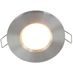 Einbaustrahler Deckenlampe Deckenleuchte GU10 Badezimmerleuchte silber D 8,5 cm