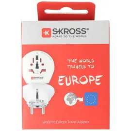 SKROSS Reiseadapter Weiß 2 St.