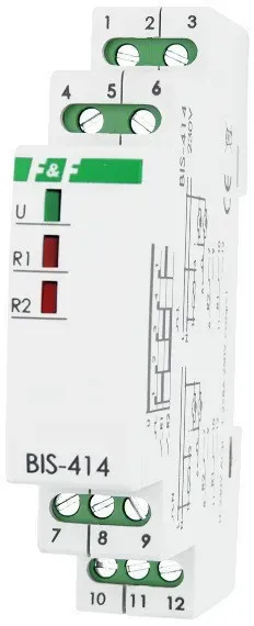 Bistabile Sequenz Relais Stromstoßrelais F&F BIS-414 230V 5755