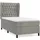 vidaXL Boxspringbett 100 x 200 cm Hellgrau